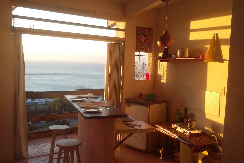 סלבאדור Apartamento Santo Antonio Vista Da Bahia חדר תמונה